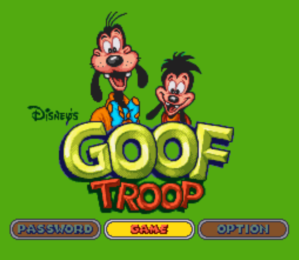 Goof Troop Title Screen